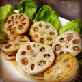 こすこす。's cooksnap of when they made 簡単☆れんこんの甘辛はさみ焼き♪.