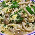 Rick_t's cooksnap of when they made ♪とろ～りニラ玉♪しめじ入り♪.