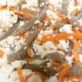 ぴぴぷぷぷ's cooksnap of when they made 体にイイ！豆腐と蒟蒻&人参白和え.
