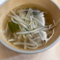 keikotan✱'s cooksnap of when they made もやしたっぷりワカメスープ.