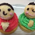 （m≧∇≦m）'s cooksnap of when they made バタークリームで♡簡単カップケーキデコ.