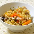 カヌレ３１４'s cooksnap of when they made 塩こんぶde簡単！おいしい！炊き込みご飯.