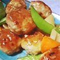 やんちも's cooksnap of when they made ◇ふわふわ柔らか◇豚ひき肉団子の甘酢あん.