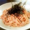 aimama0531's cooksnap of when they made 簡単！濃厚好きに贈るたらこクリームパスタ.