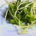 はっぴーはりぼ's cooksnap of when they made かいわれ大根のナムル♪.