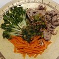 さよまさ's cooksnap of when they made 豚バラに、甘酢ネギ胡麻だれ。.