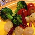 いの⭐️りえ's cooksnap of when they made ブロッコリーと海老でペペロンチーノ炒め.