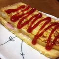 YUKIKI☆'s cooksnap of when they made mハム＆チーズ☆リッチなフレンチトースト.