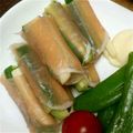 ひかろよきこ's cooksnap of when they made おつまみにも☆生ハム巻き.