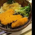 むちmuchiko's cooksnap of when they made 贅沢＊うにイカ丼(*^ω^*).
