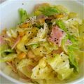 こけしカッパ's cooksnap of when they made 春キャベツのサラダ.