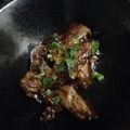 LatelierＮ's cooksnap of when they made 鶏レバーのソース炒め.