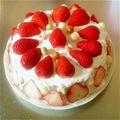 のどぐろLOVE's cooksnap of when they made ひなあられのショートケーキ♪.