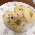 ☆花とみつばち☆'s cooksnap of when they made 簡単ヘルシー★いちごの焼きドーナツ.