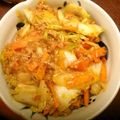 ゆうままよまよ's cooksnap of when they made キムチ風味★春雨・白菜・豚挽炒め.