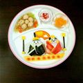 miya_co's cooksnap of when they made 簡単！可愛い♪キャラ弁当♪ひな祭りだよ♪.