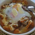 みゆぽんﾊｲﾊﾟｰ's cooksnap of when they made 残ったカレーで楽ちんパングラタン.