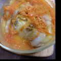 starcycle's cooksnap of when they made じゃが豚トマトの簡単レンジで日本酒蒸し.