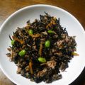 ゆっきんぱみゅぱみゅ's cooksnap of when they made ひじきとツナのゴマ風味★パプリカ添え.