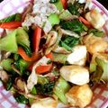 ぷららら★'s cooksnap of when they made ☆チンゲン菜と鶏肉のめんつゆ炒め☆.