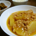 sora0404's cooksnap of when they made 大根と鶏そぼろのとろとろ煮込み.