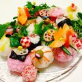 izoom's cooksnap of when they made ☆手毬寿司☆.