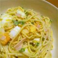 max4995's cooksnap of when they made べちゃっとしない！！我が家のサラスパ❤.
