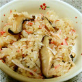 rinabanana's cooksnap of when they made カニ？のもっちり炊き込みごはん.