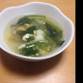 mikattpe's cooksnap of when they made ほうれん草と玉葱とベーコンの卵とじスープ.
