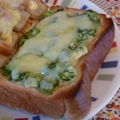 rie-tin's cooksnap of when they made 九条葱オンザトースト★.