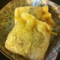 haruharuru's cooksnap of when they made あげきんちゃく納豆♪.
