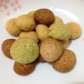 ◇ひさ's cooksnap of when they made ✿ひな祭り✿サクサク雛あられ風クッキー.