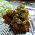 マルチワワ's cooksnap of when they made 鶏の唐揚げたっぷりねぎソース。.