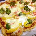 initium's cooksnap of when they made 【糖質制限】油揚げでピザ！.
