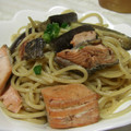 のののい's cooksnap of when they made 秋鮭ときのこのパスタ　柚子こしょう風味.