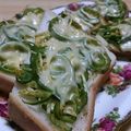 yappyパクパク's cooksnap of when they made キャベツとピーマンのカレートースト.