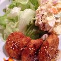 Iove♡'s cooksnap of when they made 鶏のつくねバーグ.