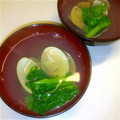 新妻あや's cooksnap of when they made 和食のお供♪ハマグリのお吸い物.