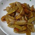 HappyKoron's cooksnap of when they made 鶏皮とごぼうの簡単おつまみ：レオン亭.