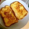 魔法陣グルグル's cooksnap of when they made ＊卵一つで♡簡単フレンチトースト＊.