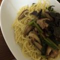 ダサコ's cooksnap of when they made カブの葉とベーコンのパスタ.