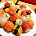 ゆのちゃそママ's cooksnap of when they made 手まり寿司.