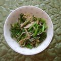 UMAe's cooksnap of when they made 焼きえのきと春菊の香ばしナムル.