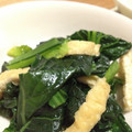 まああさああ's cooksnap of when they made ♪ちぢみ小松菜と油揚げの炒め♪.
