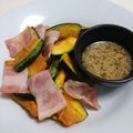３児ママCafe's cooksnap of when they made 南瓜とベーコンの温サラダ.