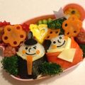 cucucie's cooksnap of when they made 簡単！可愛い♪キャラ弁当♪ひな祭りだよ♪.