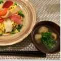 ameminiii's cooksnap of when they made 菜の花とレンコン饅頭のお吸い物.