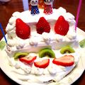 2girl2boyＳ's cooksnap of when they made ☆３段ひなまつりケーキ☆.