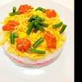 kikuちん's cooksnap of when they made ひな祭りにちらし寿司ケーキ.