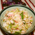Satoco❋'s cooksnap of when they made 簡単三つ葉と桜エビと揚げ玉の混ぜご飯.